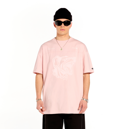 POLERA OVERSIZE WOOF (PINK)