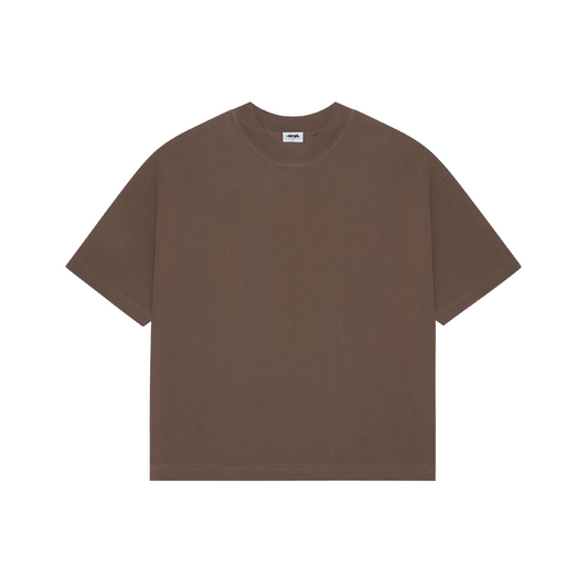 POLERA BOXY BLANK (BROWN)